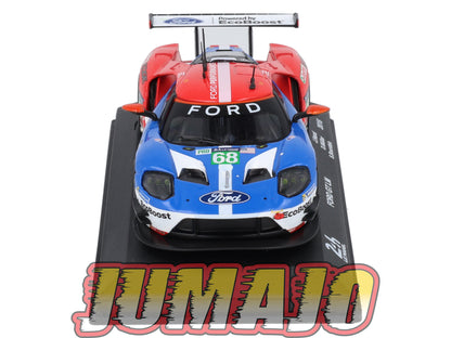 24H211 Voiture 1/43 IXO 24 Heures Mans FORD GT LM 2016 J.Hand #68