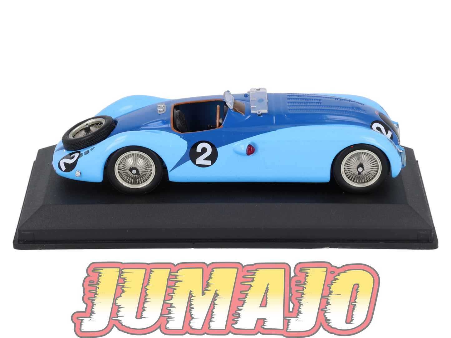 24H214 Voiture 1/43 IXO 24 Heures Mans Winner 1937 BUGATTI 57G  J-P.Wimille 1937