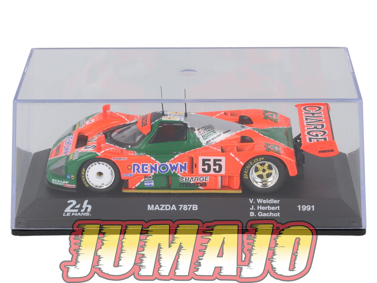 24H216 Voiture 1/43 IXO 24 Heures Mans Winner 1991 MAZDA 787B  V.Weidler #55