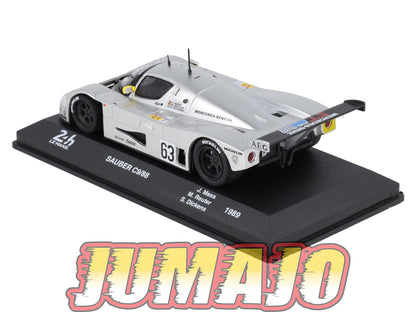 24H218 Voiture 1/43 IXO 24 Heures Mans SAUBER C9/88 Winner 1989 J.Mass #63