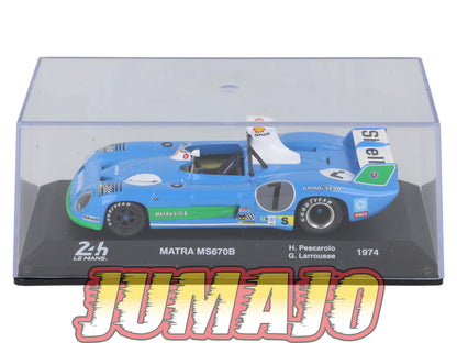 24H219 Voiture 1/43 IXO 24 Heures Mans Winner 1974 MATRA MS670B  H.Pescarolo #7