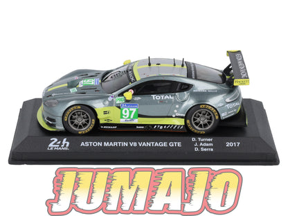 24H222 Voiture 1/43 IXO 24 Heures Mans ASTON MARTIN V8 Vantage GTE 2017 Turner