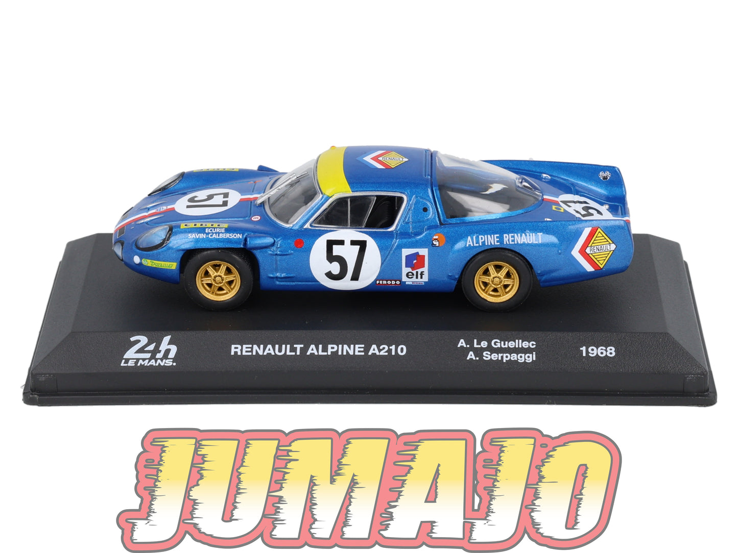 24H227 Voiture 1/43 IXO 24 Heures Mans RENAULT Alpine A210 1968 A. Le Guellec