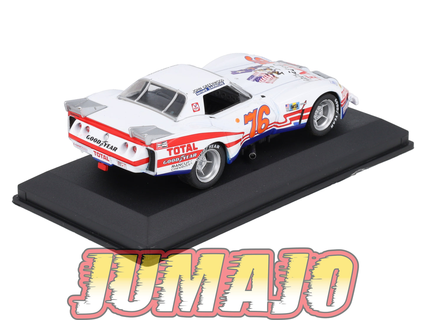 24H228 Voiture 1/43 IXO 24 Heures Mans CHEVROLET Corvette 1976 J.Greenwood #76