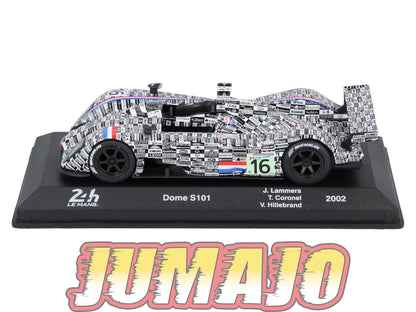 24H232 Voiture 1/43 IXO 24 Heures Mans DOME S101 2002 J.Lammers #16