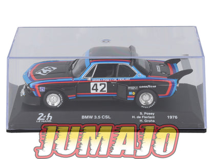 24H234 1/43 CENTAURIA 24 Heures Mans : BMW 3.5 CSL #42 1976 S.Posey