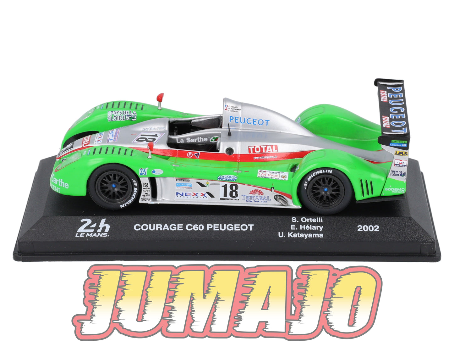 24H246 1/43 CENTAURIA 24 Heures Mans : PEUGEOT Courage C60 #18 2002 S.Ortelli