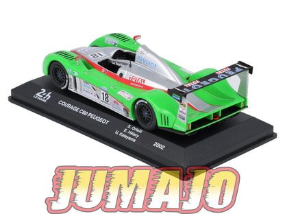 24H246 1/43 CENTAURIA 24 Heures Mans : PEUGEOT Courage C60 #18 2002 S.Ortelli