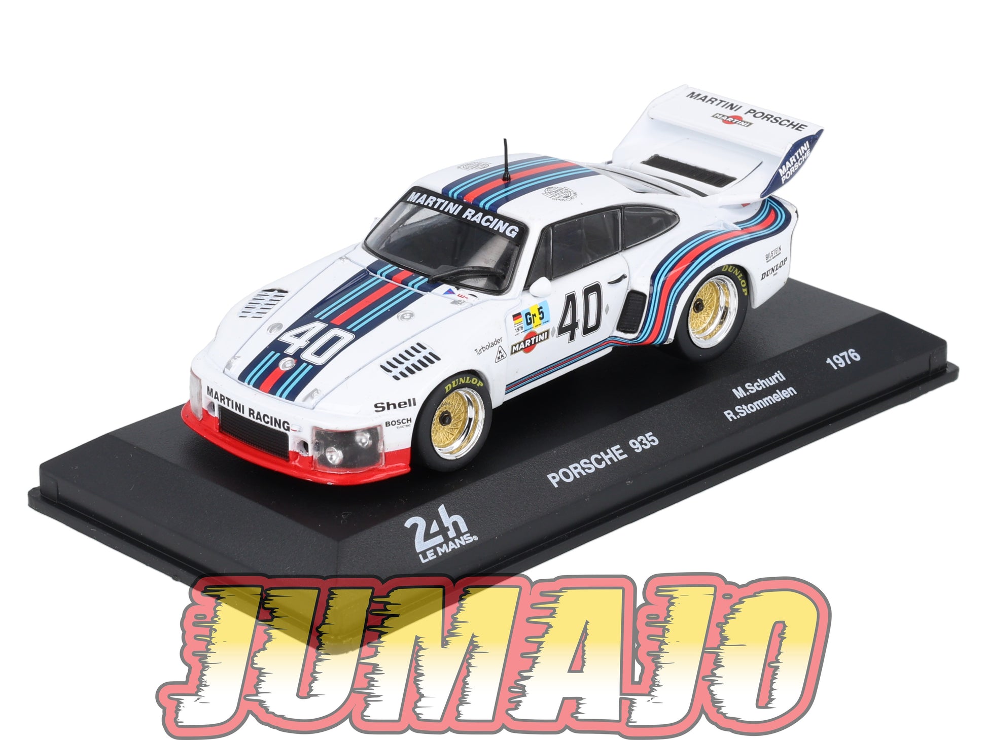 Die cast 1/43 Modellino Auto Porsche 935 Martini 24H Le Mans 1976 M. Schurti - Dak Mantova sas Die cast 1/43 Modellino Auto Porsche 935 Martini 24H Le Mans 1976 M. Schurti - Dak Mantova sas