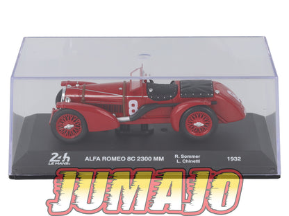 24H265 Voiture 1/43 IXO 24 Heures Mans ALFA ROMEO 8C 2300 MM Winner 1932 #8 R.Sommer