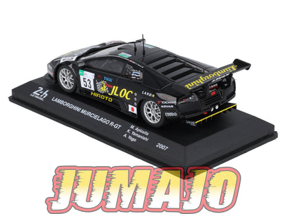 24H268 Voiture 1/43 IXO 24 Heures Mans LAMBORGHINI Murcielago R-GT 2007 #53 M.Apicella