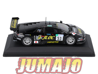 24H268 Voiture 1/43 IXO 24 Heures Mans LAMBORGHINI Murcielago R-GT 2007 #53 M.Apicella