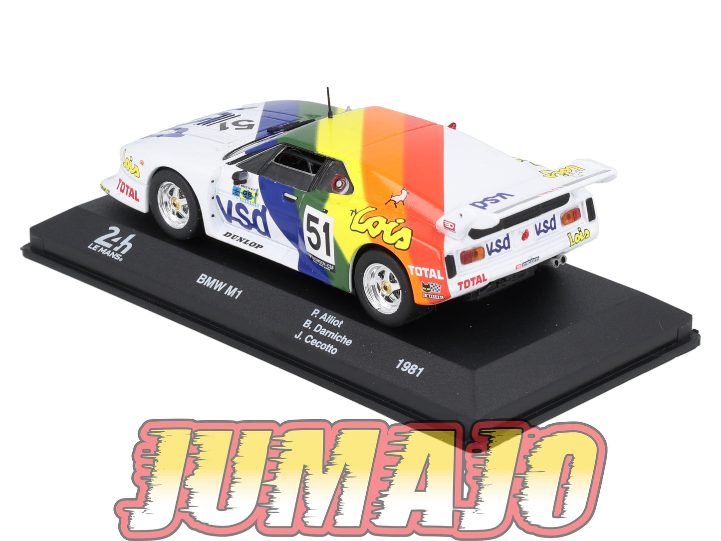 24H272 Voiture 1/43 24 Heures Mans IXO BMW M1 #51 1981 Alliot