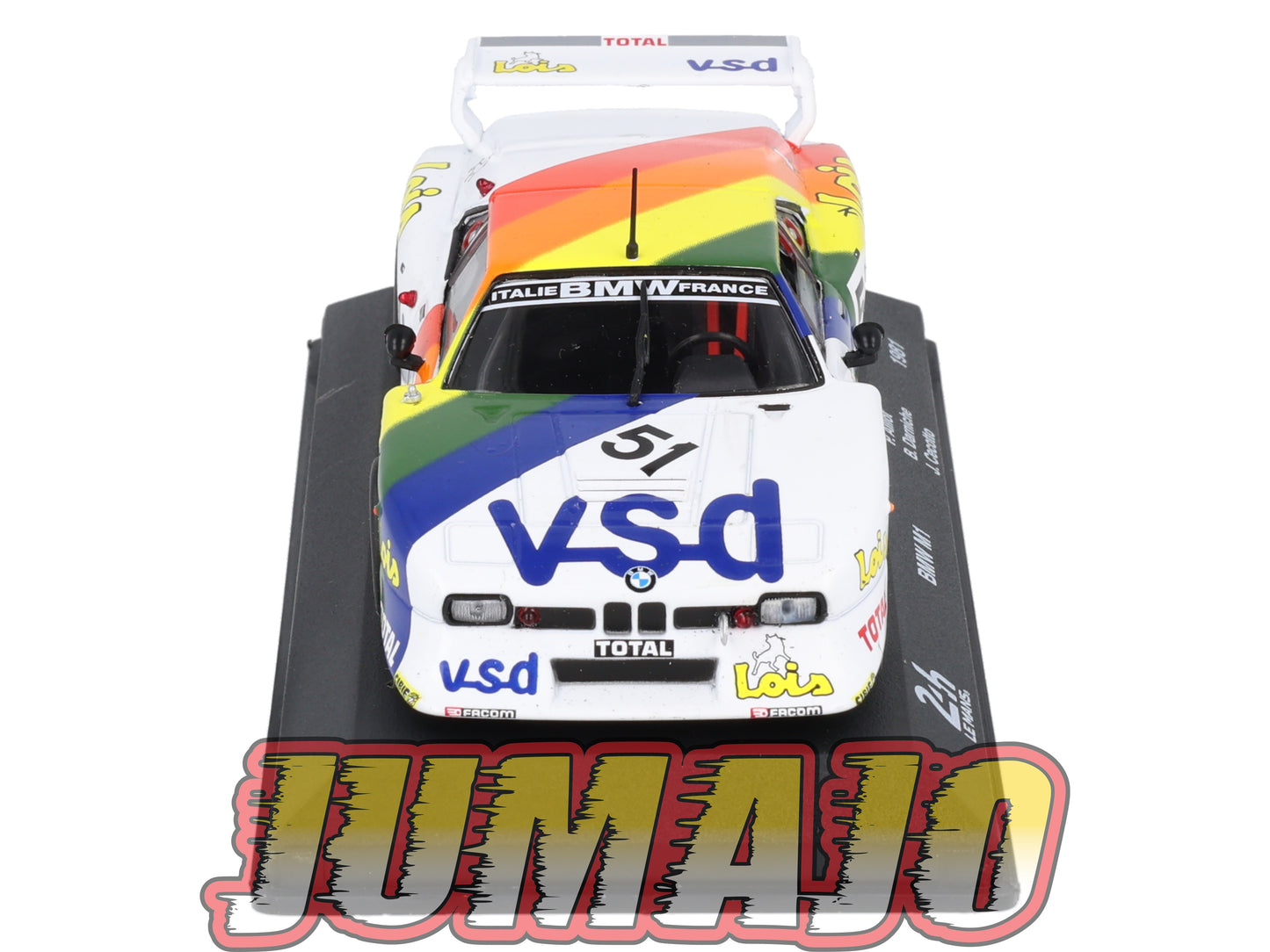 24H272 Voiture 1/43 24 Heures Mans IXO BMW M1 #51 1981 Alliot