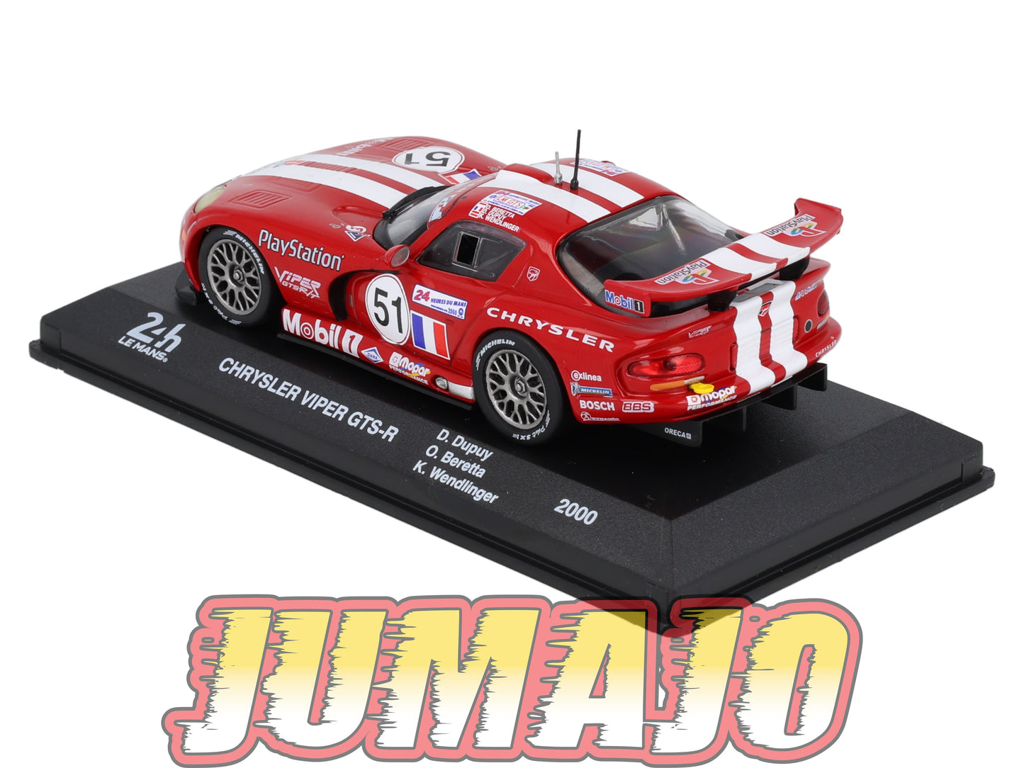 24H273 Voiture 1/43 24 Heures Mans IXO CHRYSLER Viper GTS-R #51 2000 Dupuy