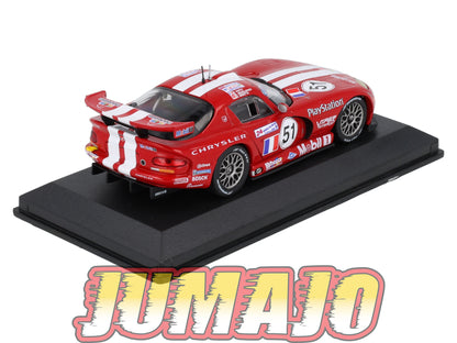 24H273 Voiture 1/43 24 Heures Mans IXO CHRYSLER Viper GTS-R #51 2000 Dupuy
