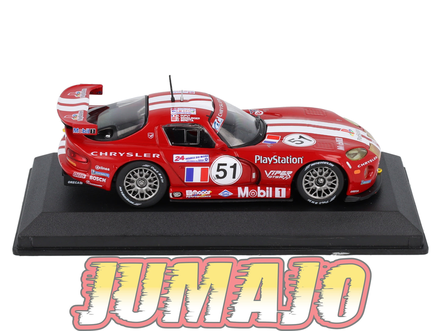 24H273 Voiture 1/43 24 Heures Mans IXO CHRYSLER Viper GTS-R #51 2000 Dupuy