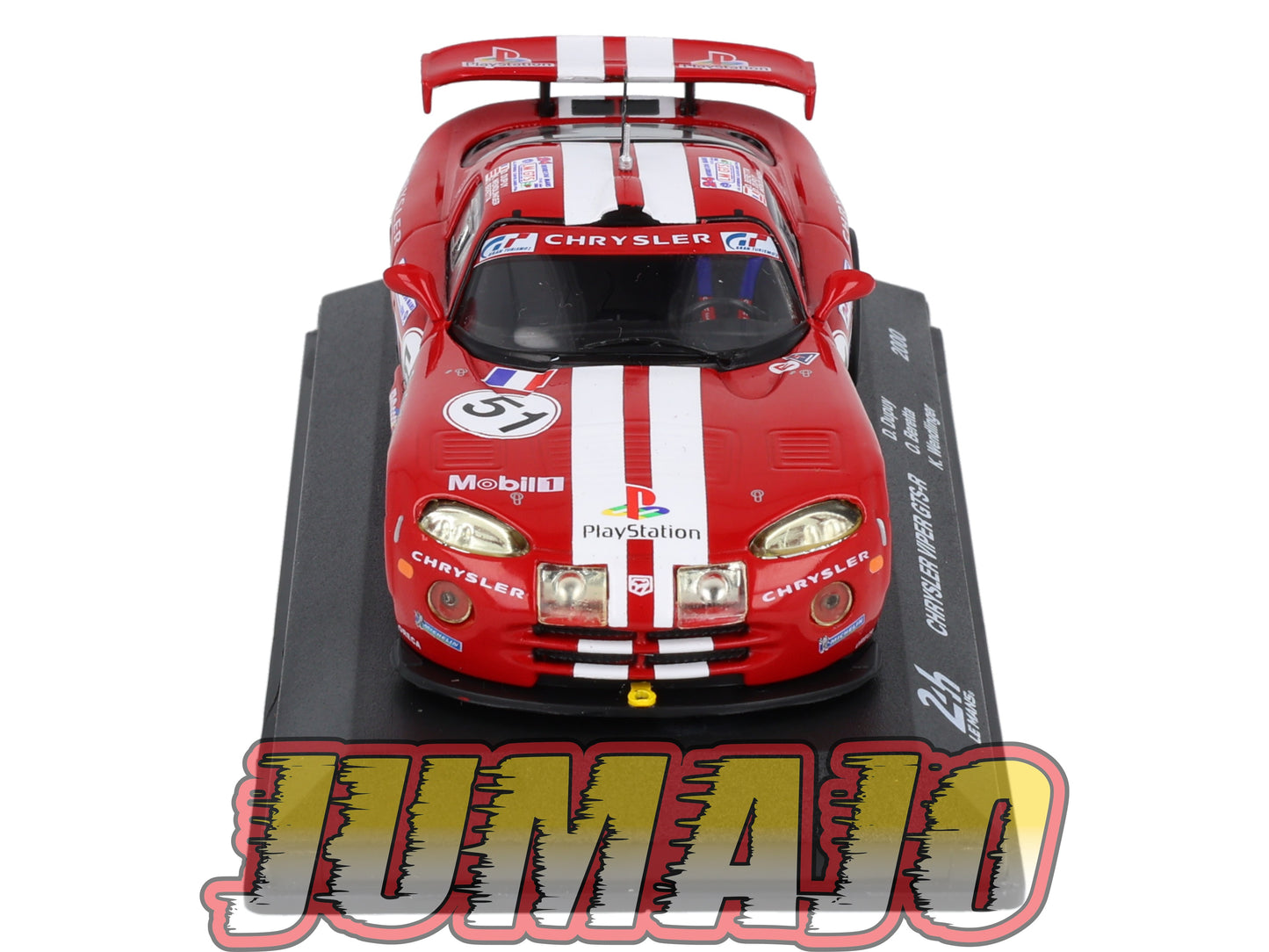 24H273 Voiture 1/43 24 Heures Mans IXO CHRYSLER Viper GTS-R #51 2000 Dupuy
