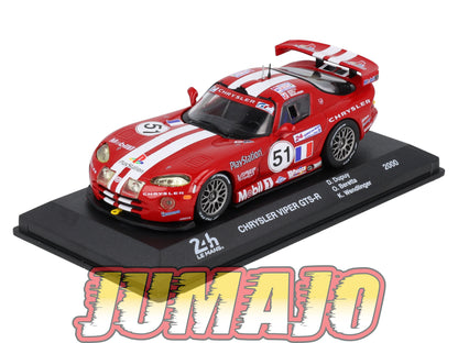 24H273 Voiture 1/43 24 Heures Mans IXO CHRYSLER Viper GTS-R #51 2000 Dupuy