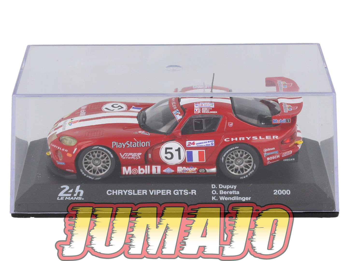 24H273 Voiture 1/43 24 Heures Mans IXO CHRYSLER Viper GTS-R #51 2000 Dupuy