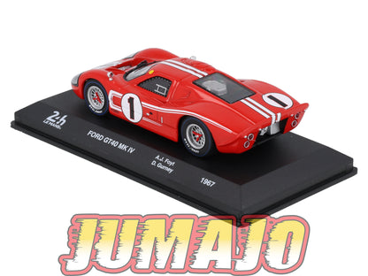 24H275 Voiture 1/43 24 Heures Mans IXO FORD GT40MK IV Winner #1 1967 Foyt