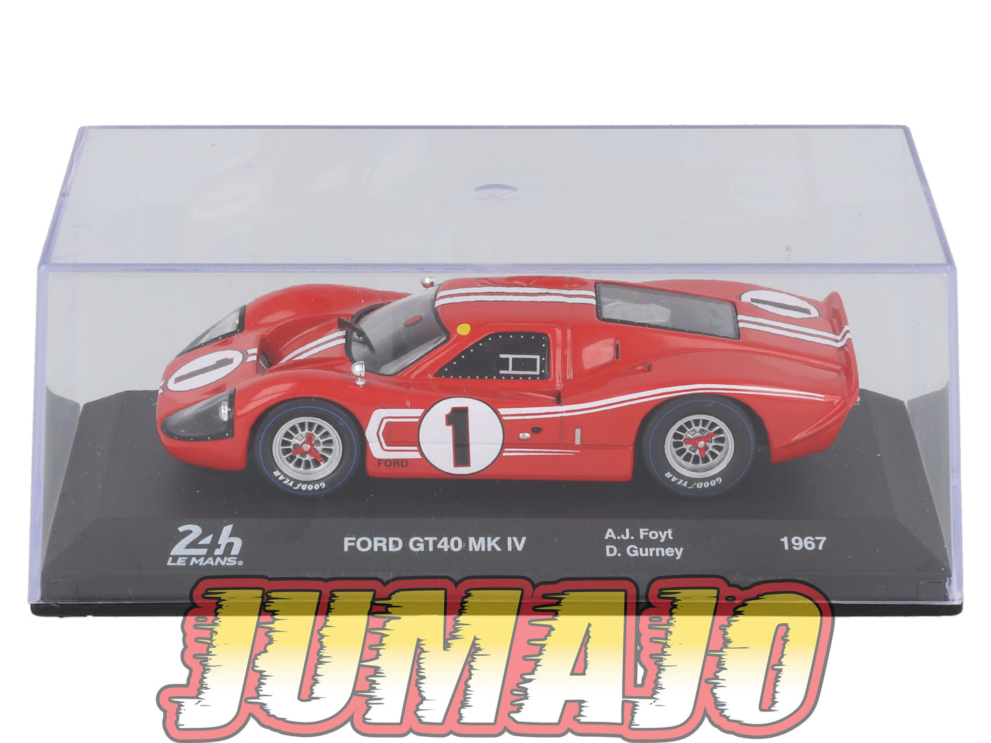 24H275 Voiture 1/43 24 Heures Mans IXO FORD GT40MK IV Winner #1 1967 Foyt