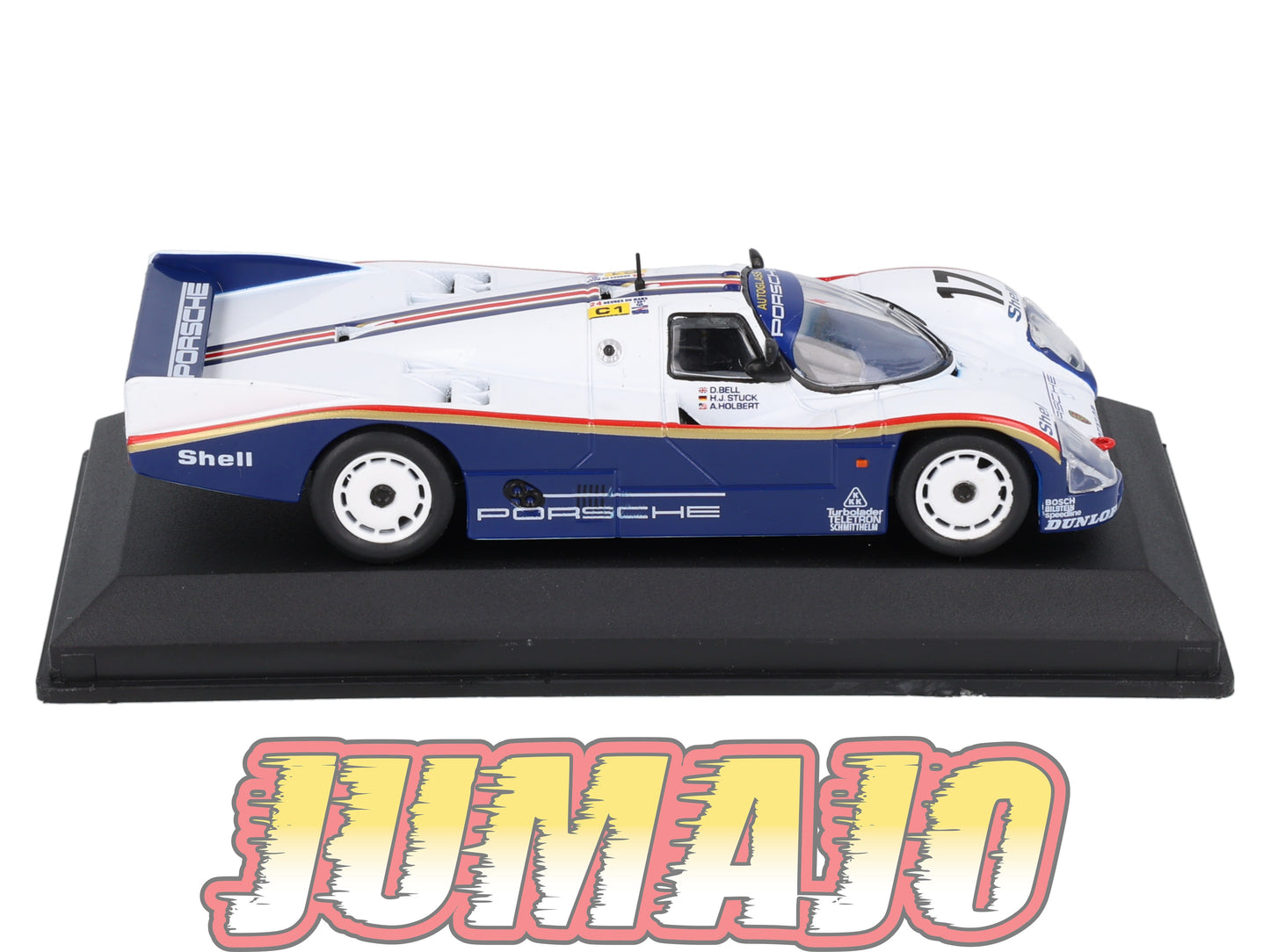 24H276 Voiture 1/43 24 Heures Mans IXO PORSCHE 962C Winner #17 1987 Bell