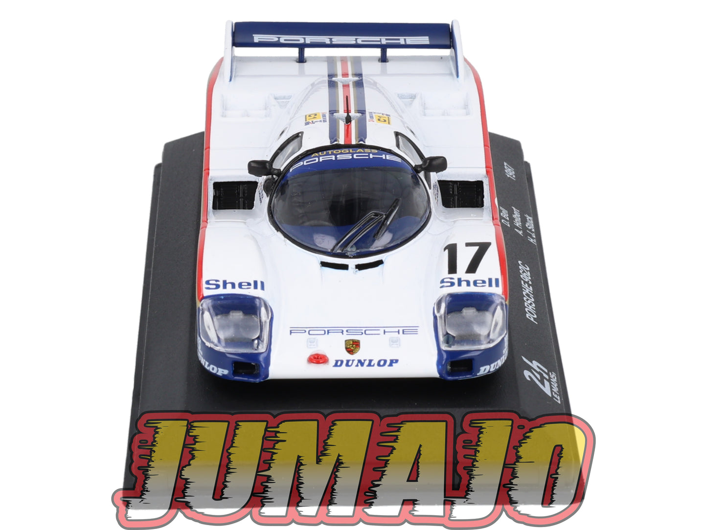 24H276 Voiture 1/43 24 Heures Mans IXO PORSCHE 962C Winner #17 1987 Bell