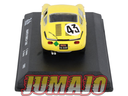 24H277 Voiture 1/43 24 Heures Mans IXO ABARTH SIMCA 1300 #43 1962 Dubois