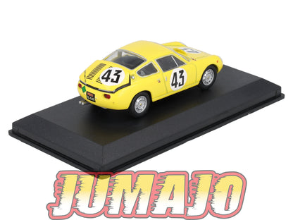 24H277 Voiture 1/43 24 Heures Mans IXO ABARTH SIMCA 1300 #43 1962 Dubois