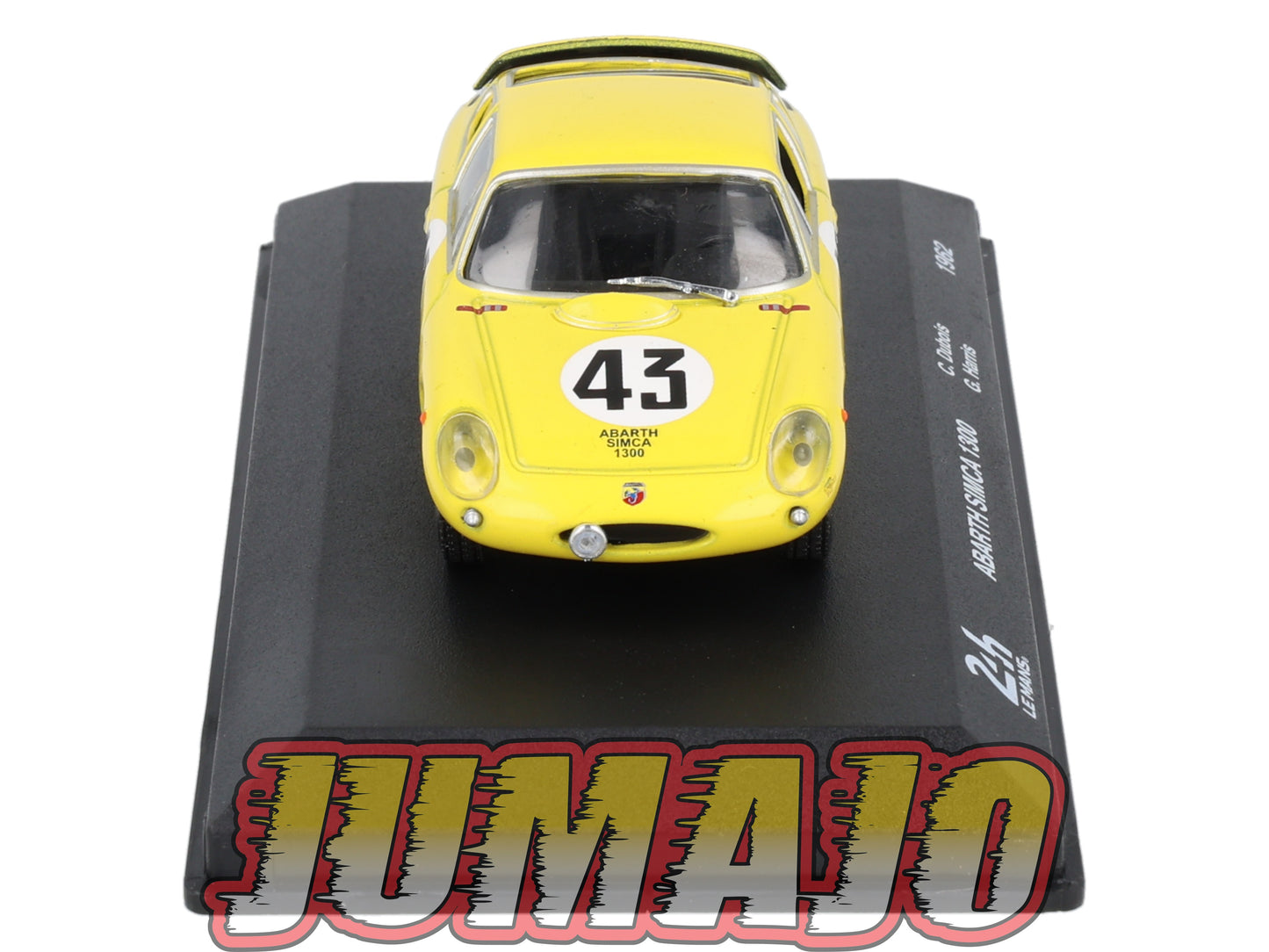 24H277 Voiture 1/43 24 Heures Mans IXO ABARTH SIMCA 1300 #43 1962 Dubois
