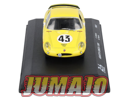 24H277 Voiture 1/43 24 Heures Mans IXO ABARTH SIMCA 1300 #43 1962 Dubois