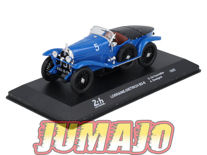 24H278 Voiture 1/43 24 Heures Mans IXO Lorraine Dietrich B3-6 Winner #5 1925 De Courcelles