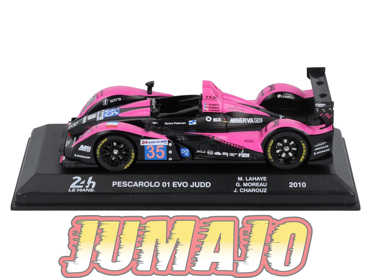 24H279 Voiture 1/43 24 Heures Mans IXO PESCAROLO 01 EVO Judd #35 2010 Lahaye