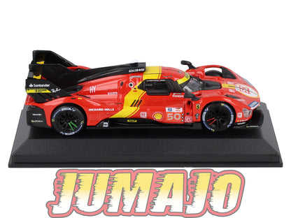 24H281 Voiture 1/43 24 Heures Mans IXO FERRARI 499P #50 2023 Fuoco