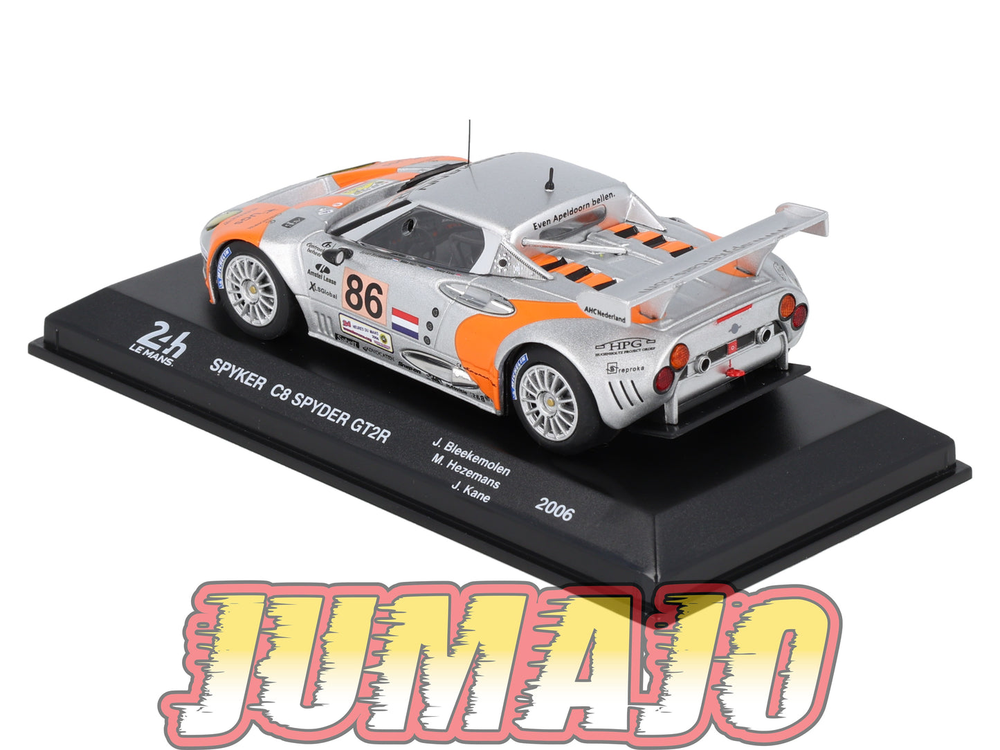 24H282 Voiture 1/43 24 Heures Mans IXO SPYKER C8 SPYDER GT2R #86 2006 Bleekemolen