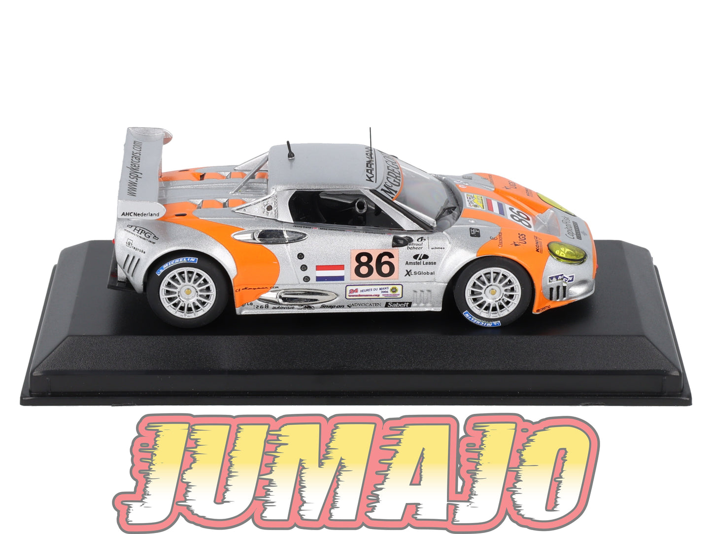 24H282 Voiture 1/43 24 Heures Mans IXO SPYKER C8 SPYDER GT2R #86 2006 Bleekemolen