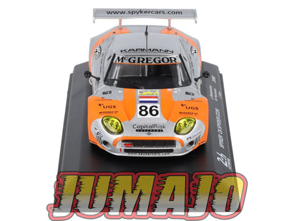 24H282 Voiture 1/43 24 Heures Mans IXO SPYKER C8 SPYDER GT2R #86 2006 Bleekemolen