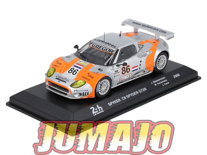 24H282 Voiture 1/43 24 Heures Mans IXO SPYKER C8 SPYDER GT2R #86 2006 Bleekemolen