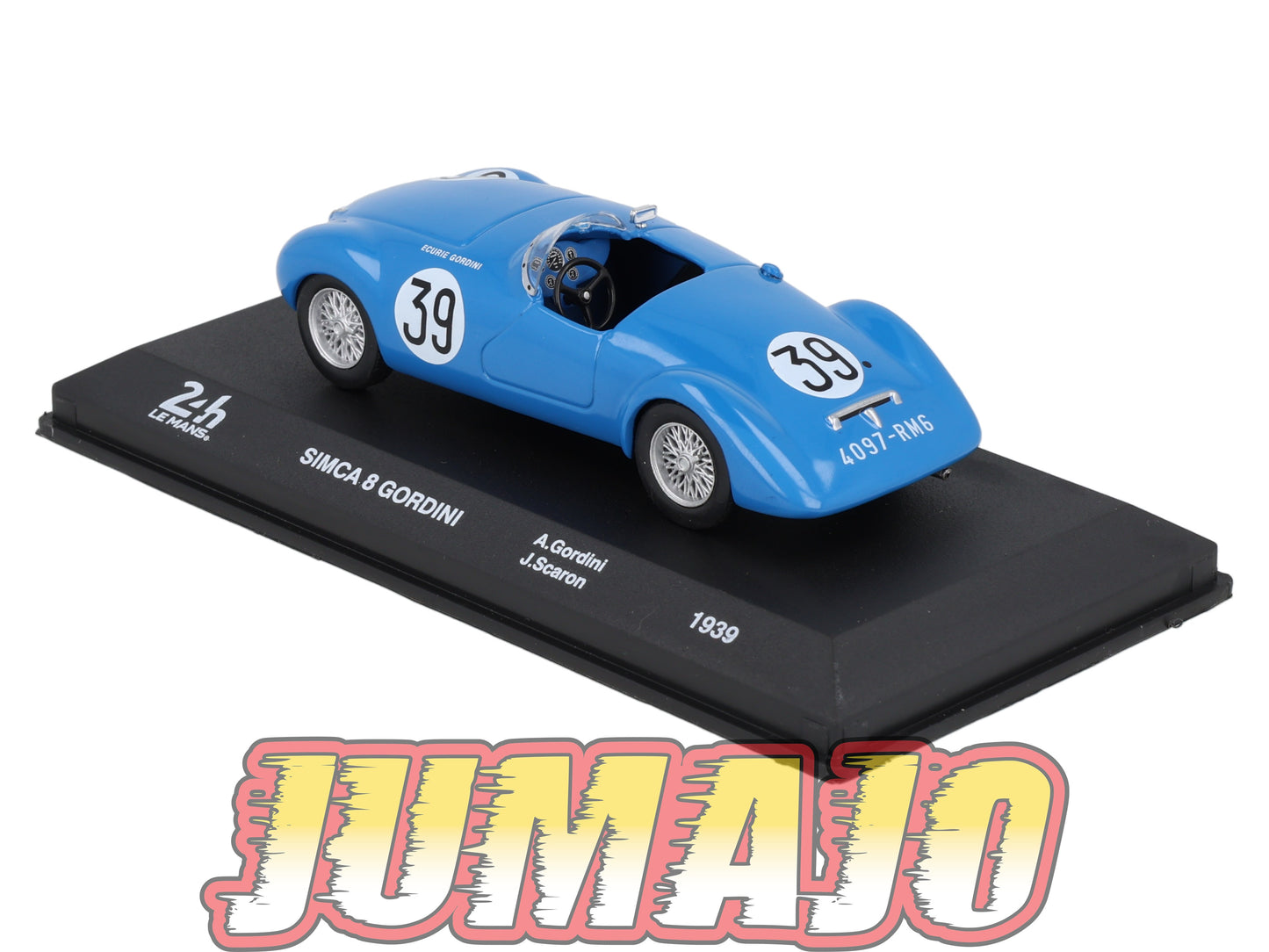 24H283 Voiture 1/43 24 Heures Mans IXO SIMCA 8 Gordini #39 1939 A Gordini