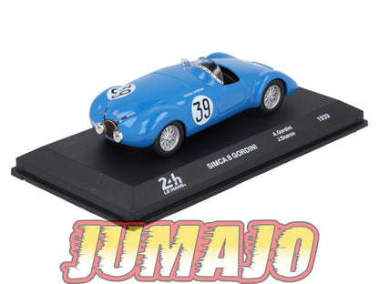 24H283 Voiture 1/43 24 Heures Mans IXO SIMCA 8 Gordini #39 1939 A Gordini