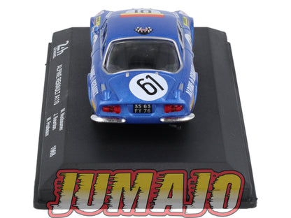 24H284 Voiture 1/43 24 Heures Mans IXO ALPINE RENAULT A110 #61 1968 Nusbaumer