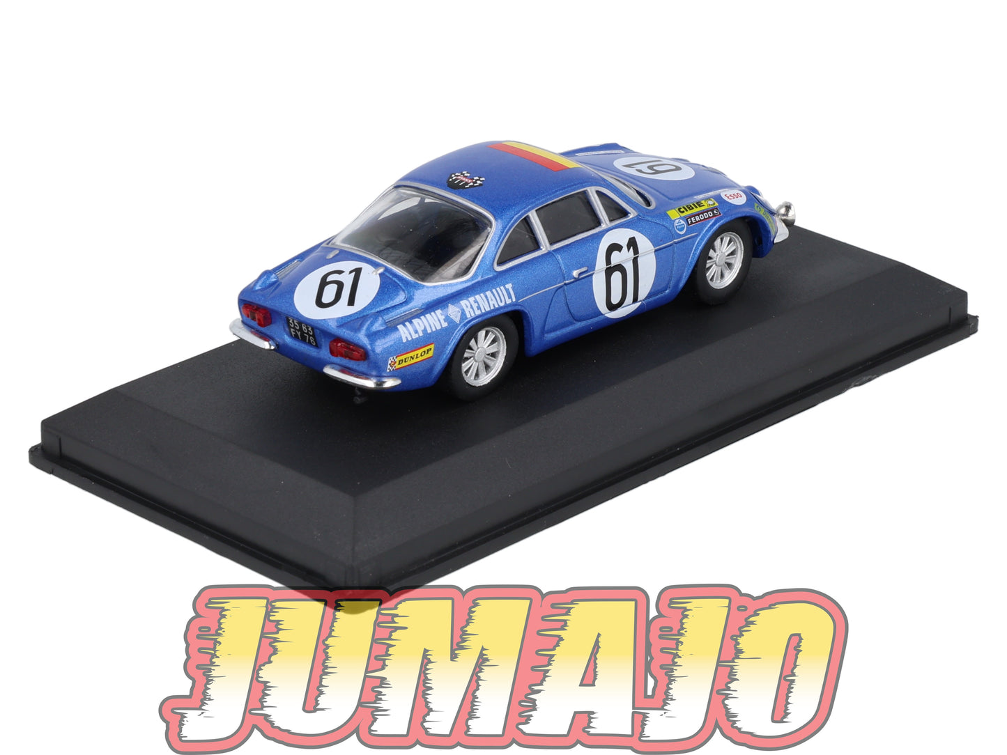 24H284 Voiture 1/43 24 Heures Mans IXO ALPINE RENAULT A110 #61 1968 Nusbaumer