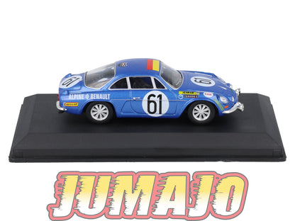 24H284 Voiture 1/43 24 Heures Mans IXO ALPINE RENAULT A110 #61 1968 Nusbaumer