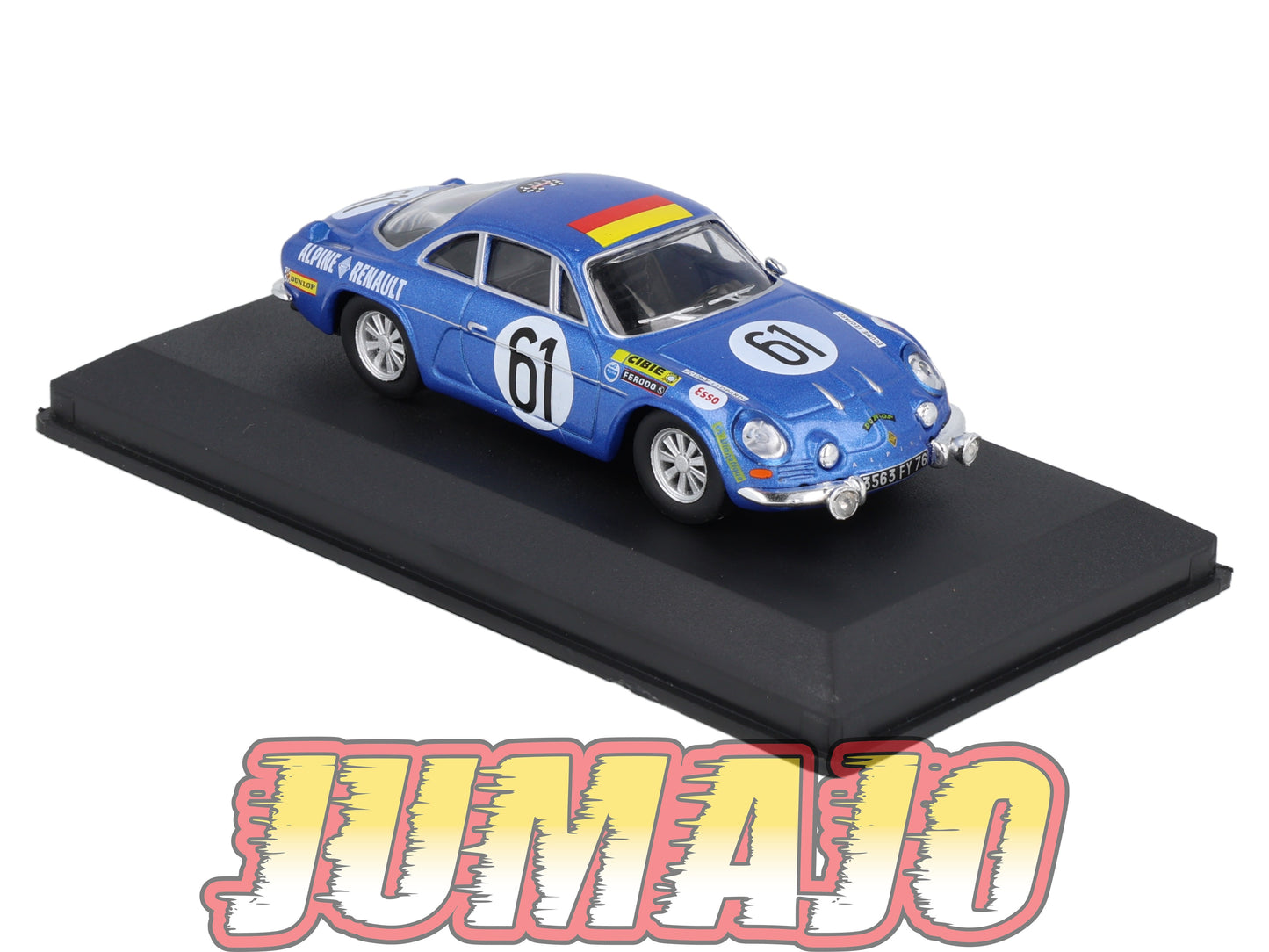 24H284 Voiture 1/43 24 Heures Mans IXO ALPINE RENAULT A110 #61 1968 Nusbaumer
