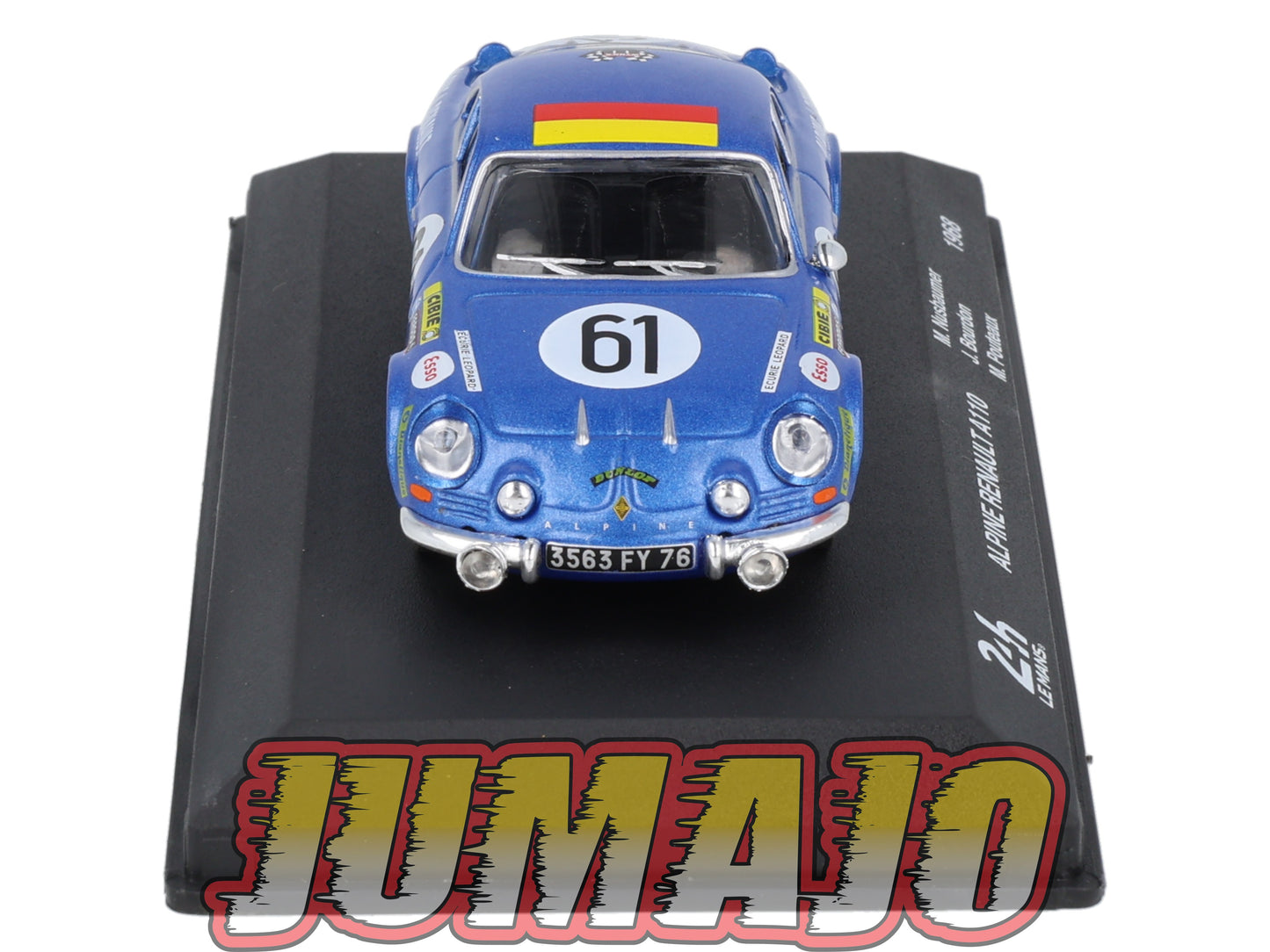 24H284 Voiture 1/43 24 Heures Mans IXO ALPINE RENAULT A110 #61 1968 Nusbaumer