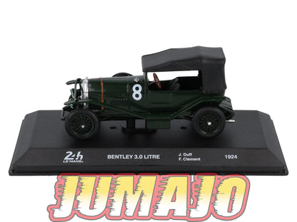 24H285 Voiture 1/43 24 Heures Mans IXO BENTLEY 3.0 LITRE Winner #8 1924 J Duff