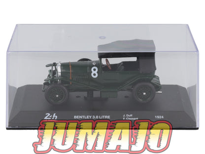 24H285 Voiture 1/43 24 Heures Mans IXO BENTLEY 3.0 LITRE Winner #8 1924 J Duff