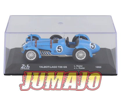 24H286 Voiture 1/43 24 Heures Mans IXO TALBOT LAGO T26 GS WINNER #5 1950 L Rosier