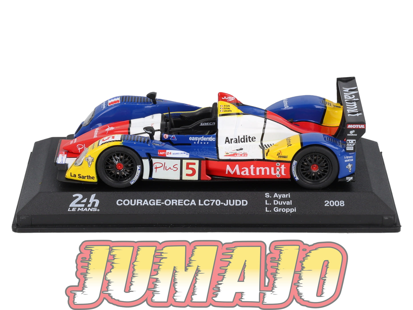 24H287 Voiture 1/43 24 Heures Mans IXO COURAGE ORECA LC70 JUDD 2008 S Ayari #5
